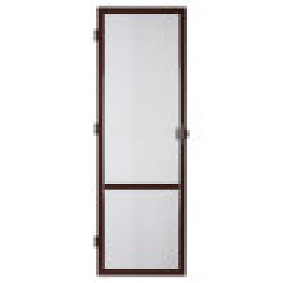 Сітка моск. 17*25 дверна КОРИЧНЕВА з імпостом