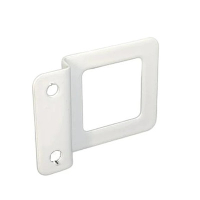 Ручка під саморіз ТРАПЕЦІЯ метал біла