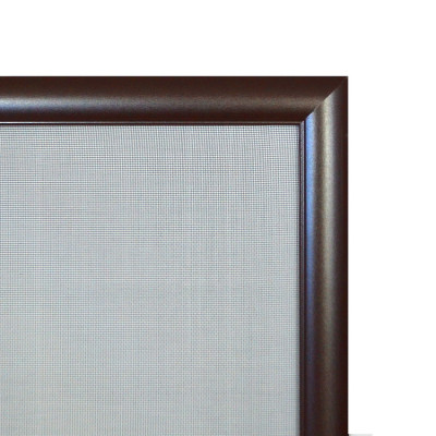 Сітка моск. 11*37 внутрішня Анвіс Коричнева ЕЛІТ руч. метал чорне полотно